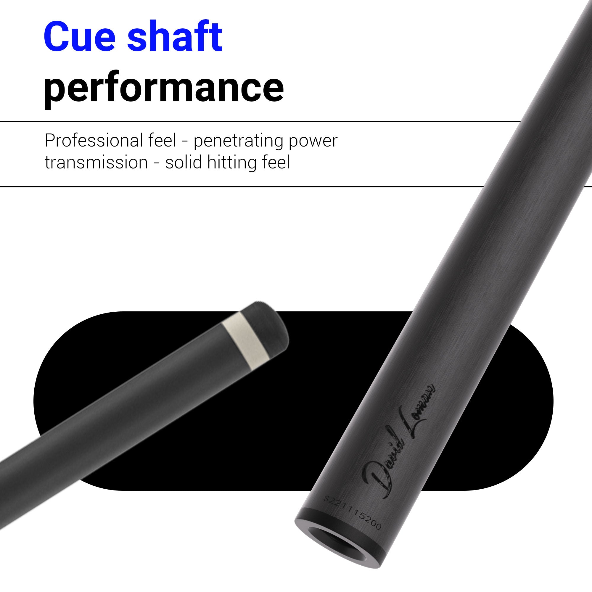 David Loman PRO Version Carbon Fiber cue shaft  Professional billiards cue shaft acceleration taper juma ferrule 10.5mm/11.5mm/11.8mm/12.5mm/12.9mm
