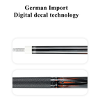 Black flame pool cue-12.5mm
