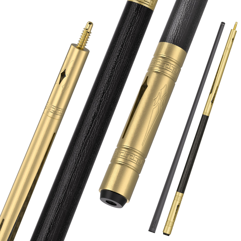 David Loman Aluminum alloy butt with carbon fiber cue shaft brand-new design billiard cue