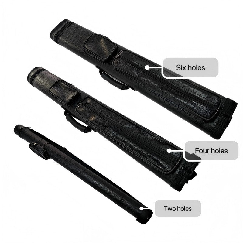 Billiards cue bag, 2 holes, 4 holes, Billiards cue bag, soft bag, portable billiard bag 2x2 billard cue bag