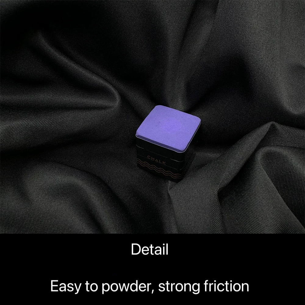 David loman Billiards stick chalk chocolate powder, nine balls, Chinese style eight balls, powder wipe club head