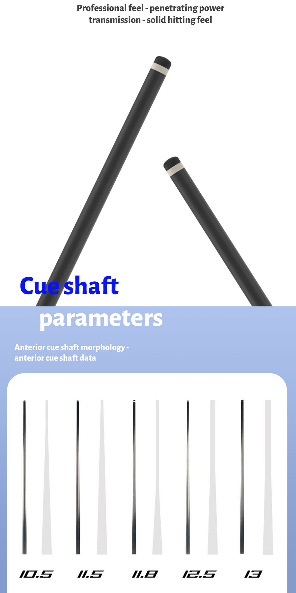 David Loman PRO Version Carbon Fiber Professional billiards cue shaft acceleration taper juma ferrule With silencing foam