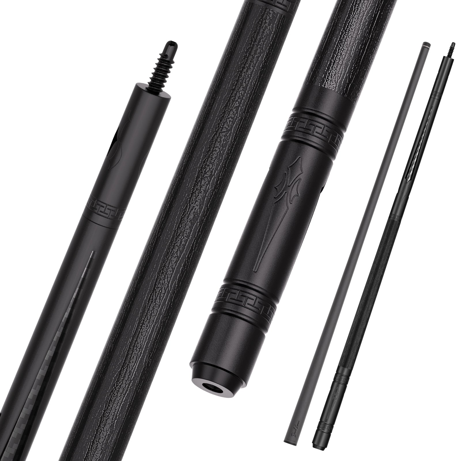 David Loman Aluminum alloy butt with carbon fiber cue shaft brand-new design billiard cue
