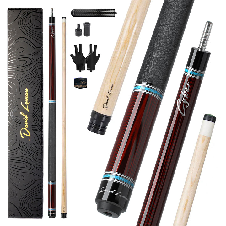 Cyber Pool Cue Red DAVID LOMAN BILLIARD CUES