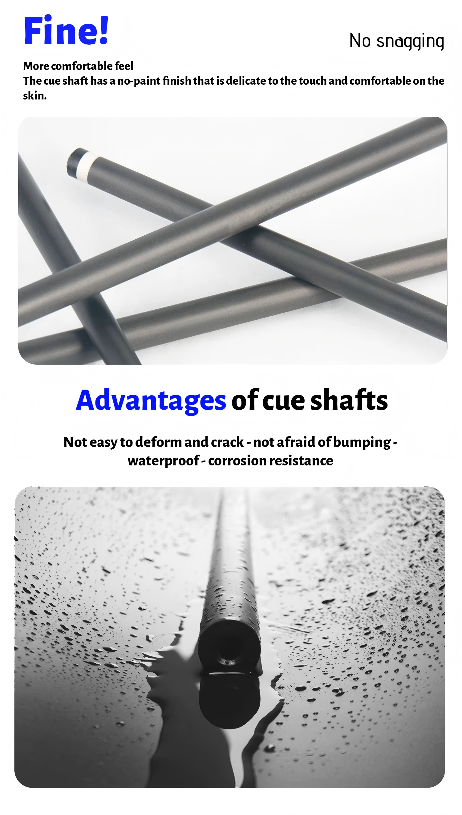 David Loman PRO Version Carbon Fiber Professional billiards cue shaft acceleration taper juma ferrule With silencing foam