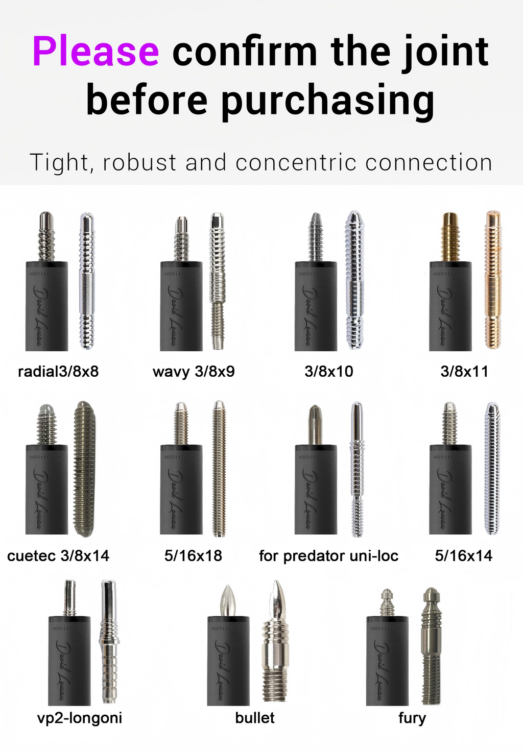 David Loman First-generation version Play/Hit cue Shaft Carbon Fiber Pool Cue Shaft