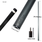 David Loman PRO Version Carbon Fiber cue shaft  Professional billiards cue shaft acceleration taper juma ferrule 10.5mm/11.5mm/11.8mm/12.5mm/12.9mm