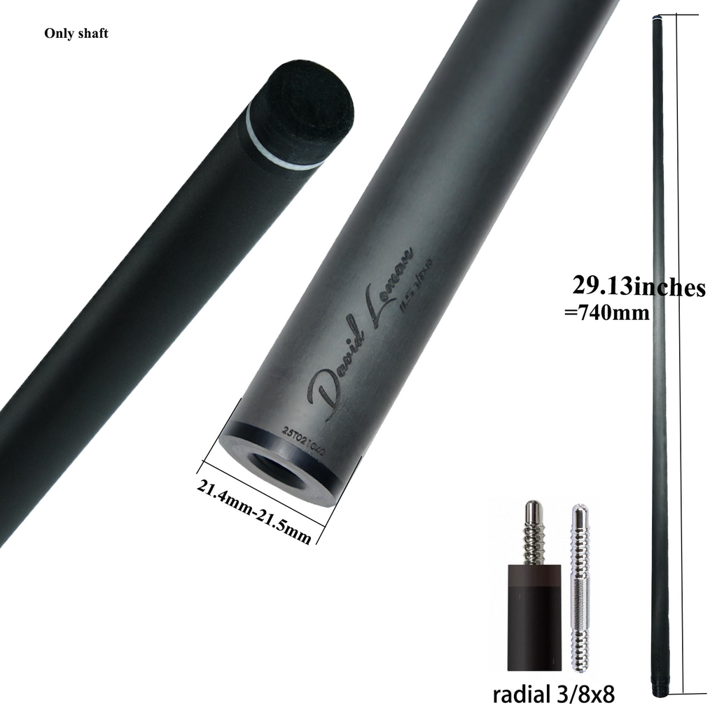 David Loman First-generation version Play/Hit cue Shaft Carbon Fiber Pool Cue Shaft