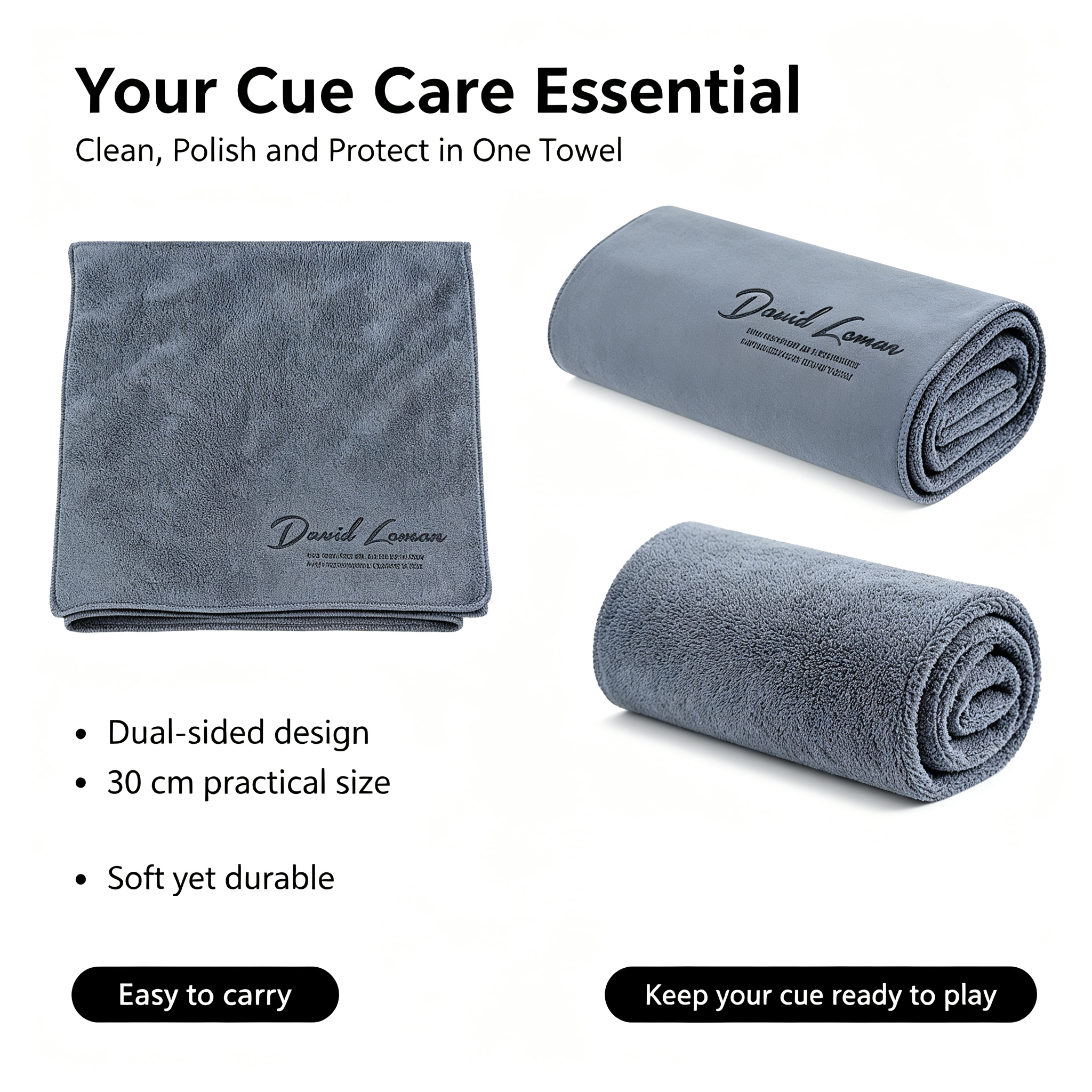 Billiard cue Towel
