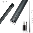 First Generation Version Cue Shaft- 29.13" /Radial Wavy 3/8-10 3/8-11 3/8-14 Uni-Loc 5/16-18 Carbon Fiber Pool Cue Shaft, Low Deflection Cue Stick Shaft,Professional Cue Stick Shaft