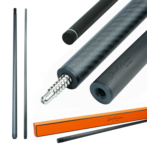 David Loman 3K weave Billiard Cue 100 % Carbon Fiber Pool Cue stick 58 inches,11.5mm/12.5mm Pen Tip Professional carbon fiber Billard cue