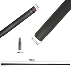 13MM Punch/Break Carbon Fiber Cue Shaft 13mm 29.13inches specifically Designed for Powerful Hitting During Kickoff