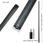 First Generation Version Cue Shaft- 29.13" /Radial Wavy 3/8-10 3/8-11 3/8-14 Uni-Loc 5/16-18 Carbon Fiber Pool Cue Shaft, Low Deflection Cue Stick Shaft,Professional Cue Stick Shaft