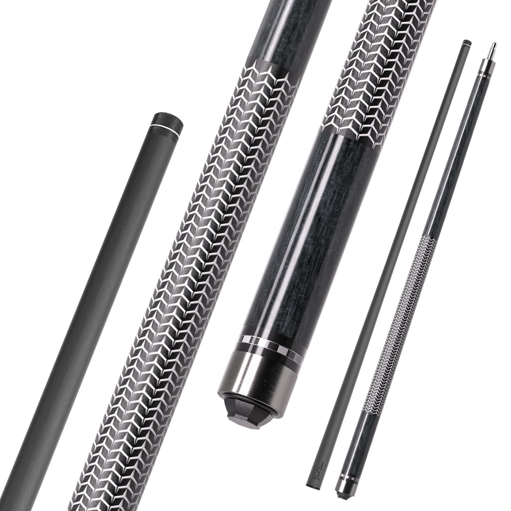 DAVID LOMAN High quality products designed with advanced snake pattern series carbon fiber pool cue