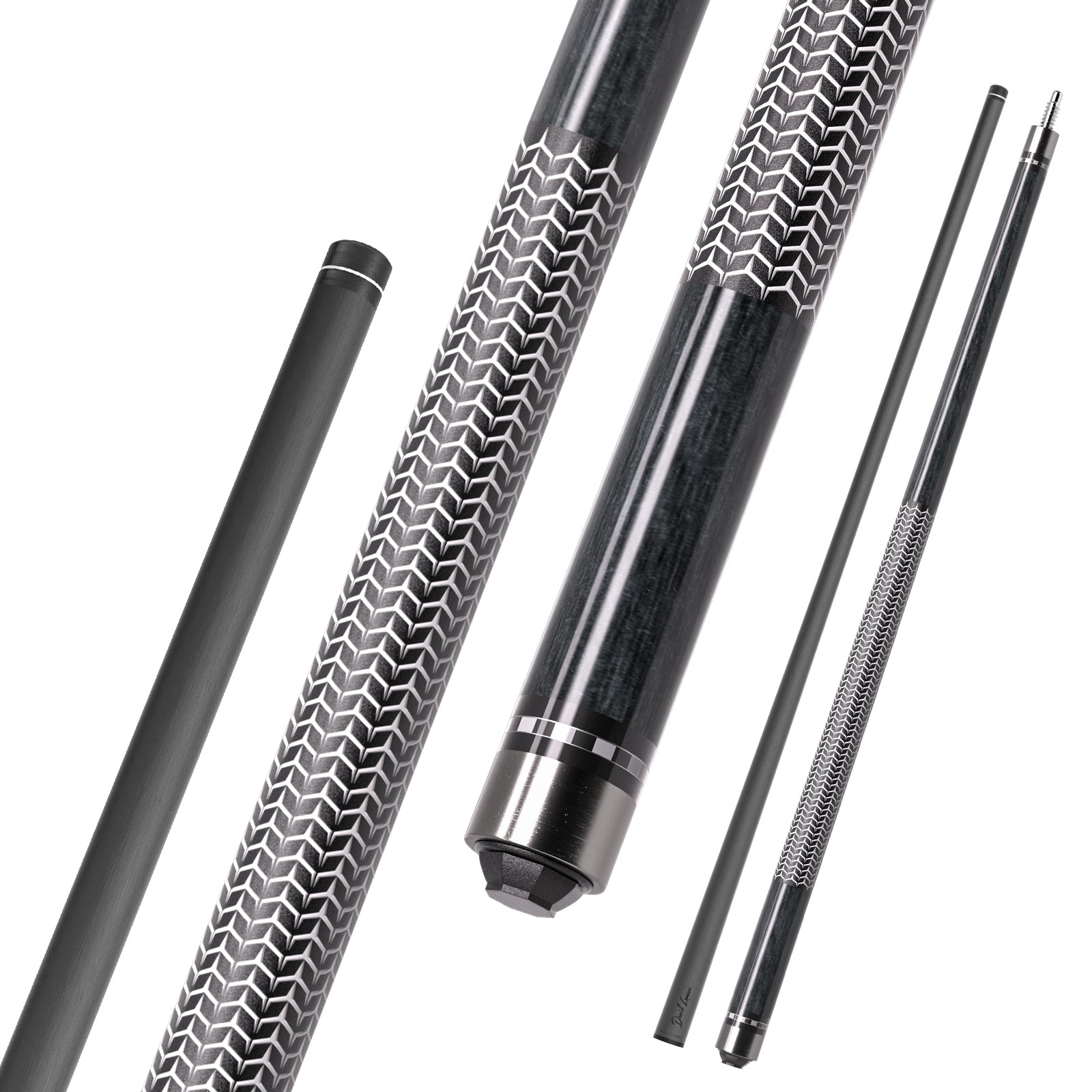 DAVID LOMAN High quality products designed with advanced snake pattern series carbon fiber pool cue