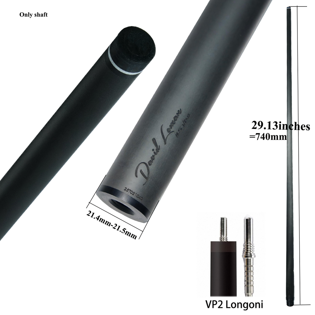 David Loman First-generation version Play/Hit cue Shaft Carbon Fiber Pool Cue Shaft