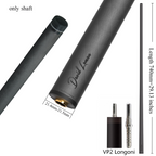 First Generation Version Cue Shaft- 29.13" /Radial Wavy 3/8-10 3/8-11 3/8-14 Uni-Loc 5/16-18 Carbon Fiber Pool Cue Shaft, Low Deflection Cue Stick Shaft,Professional Cue Stick Shaft