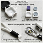 2-in-1 Billiard Chalk Case for Round and Square Chalk