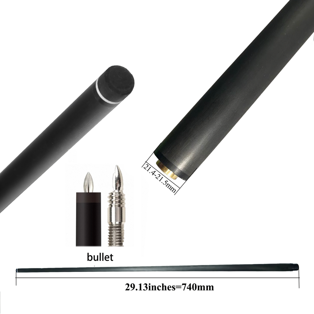 NO LOGO Carbon Fiber Pool Cue Shaft