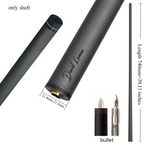 First Generation Version Cue Shaft- 29.13" /Radial Wavy 3/8-10 3/8-11 3/8-14 Uni-Loc 5/16-18 Carbon Fiber Pool Cue Shaft, Low Deflection Cue Stick Shaft,Professional Cue Stick Shaft