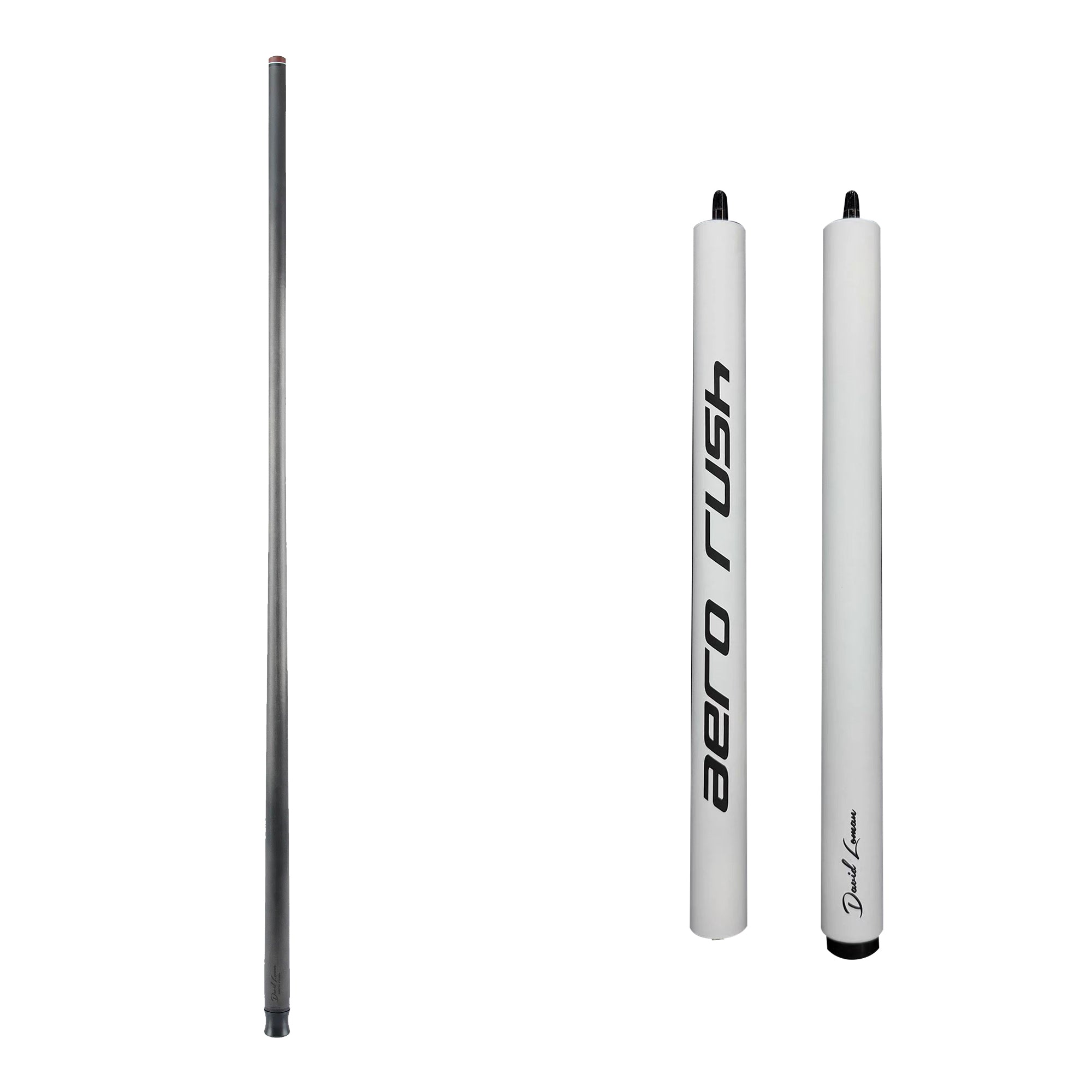 DAVID LOMAN AERORUSH Jump Break Cue 13~14oz,3 Piece Pool Stick 14mm Bakelite Tip for Explosive Breaks and Effortless Jumps 51.5 inches