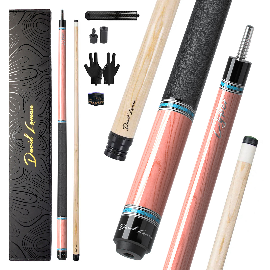 Cyber Pool Cue Pink DAVID LOMAN BILLIARD CUES