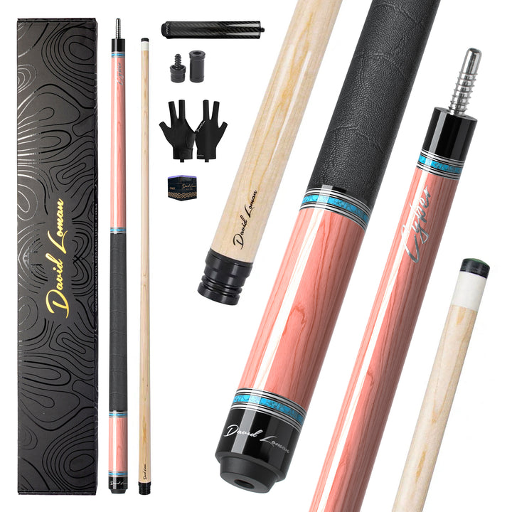 Cyber Pool Cue Pink DAVID LOMAN BILLIARD CUES